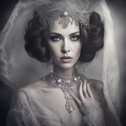 portrait of a woman by Rebeca Saray
