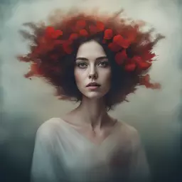 portrait of a woman by Reylia Slaby