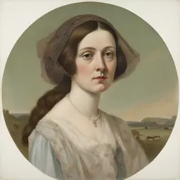 portrait of a woman by Richard Dadd