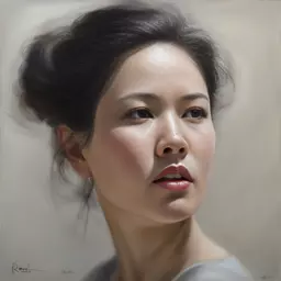 portrait of a woman by Robert Chew