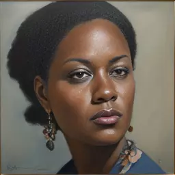 portrait of a woman by Robert Childress