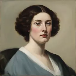 portrait of a woman by Robert William Hume