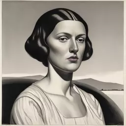 portrait of a woman by Rockwell Kent