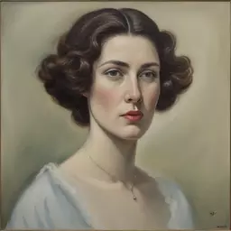 portrait of a woman by Ronald Balfour