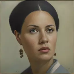 portrait of a woman by Roy Gjertson
