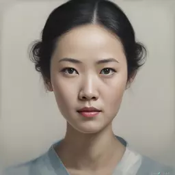 portrait of a woman by Ruxing Gao