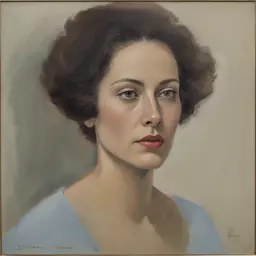 portrait of a woman by Sanford Kossin