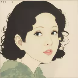 portrait of a woman by Satoshi Kon