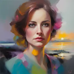 portrait of a woman by Scott Naismith