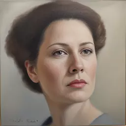 portrait of a woman by Sheilah Beckett