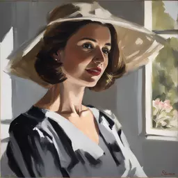 portrait of a woman by Sherree Valentine Daines