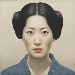 portrait of a woman by Shusei Nagaoko