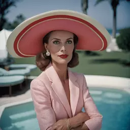 portrait of a woman by Slim Aarons