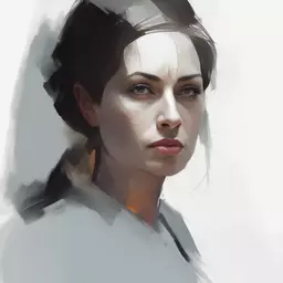 portrait of a woman by Sparth