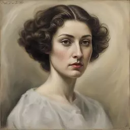 portrait of a woman by Stanisław Szukalski