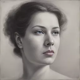 portrait of a woman by Stephen Oakley