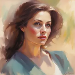 portrait of a woman by Steve Henderson
