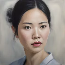 portrait of a woman by Susan Luo