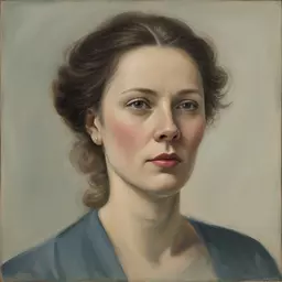 portrait of a woman by Sven Nordqvist