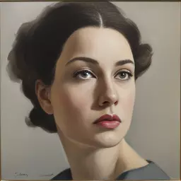portrait of a woman by Sydney Edmunds