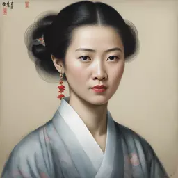 portrait of a woman by Tan Zhi Hui