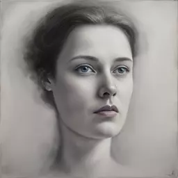 portrait of a woman by Tari Márk Dávid