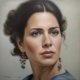 portrait of a woman by Teresa Ramos