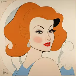 portrait of a woman by Tex Avery
