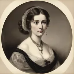 portrait of a woman by Thomas Allom