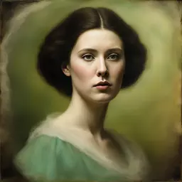 portrait of a woman by Thomas Dodd