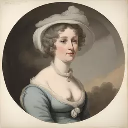 portrait of a woman by Thomas Rowlandson