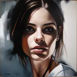 portrait of a woman by Thomas Saliot