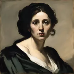 portrait of a woman by Théodore Géricault