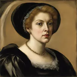 portrait of a woman by Tintoretto