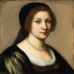 portrait of a woman by Titian