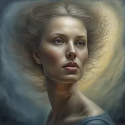 portrait of a woman by Tomasz Alen Kopera