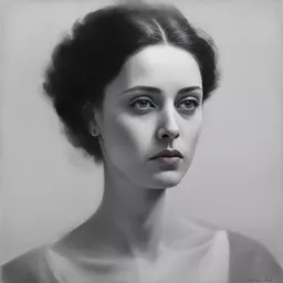 portrait of a woman by Toumas Korpi