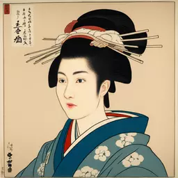portrait of a woman by Utagawa Hiroshige