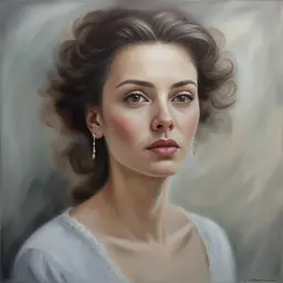 portrait of a woman by Viktoria Gavrilenko
