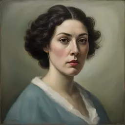 portrait of a woman by Vincent Tanguay