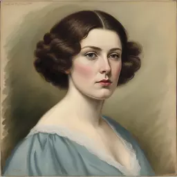 portrait of a woman by W.W. Denslow