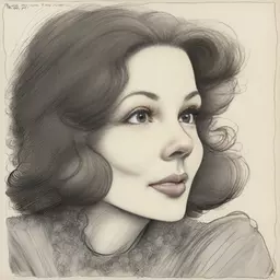 portrait of a woman by Walt Kelly