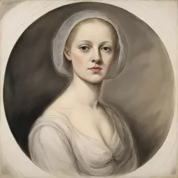 portrait of a woman by William Blake