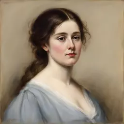 portrait of a woman by William Henry Hunt