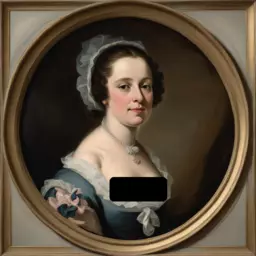 portrait of a woman by William Hogarth
