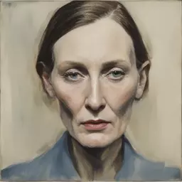 portrait of a woman by William S. Burroughs