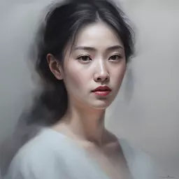 portrait of a woman by Yanjun Cheng