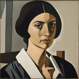 portrait of a woman by Yiannis Moralis