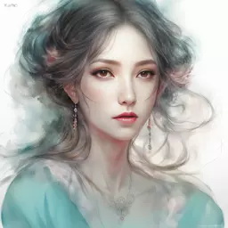 portrait of a woman by Yuumei