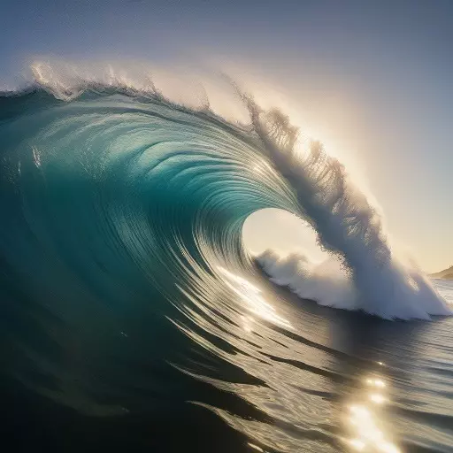 Seascape by Ray Collins and Artgerm, perfect wave